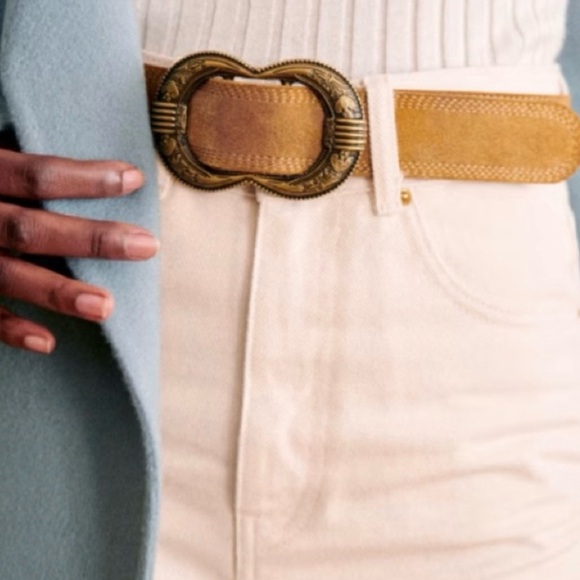 Sezane Accessories - Sezane - Gaia Belt - Hkmey - Size 80